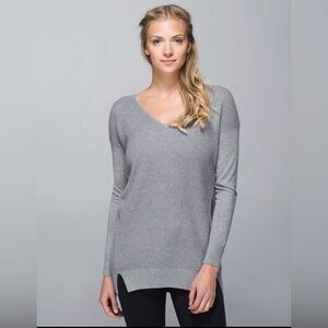 Like new! Lululemon The Sweater Life V-Neck Pullover Sweater